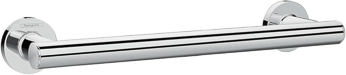 hansgrohe -Towel Bar, 12" 14-inch Modern Bar in Chrome, 41713000