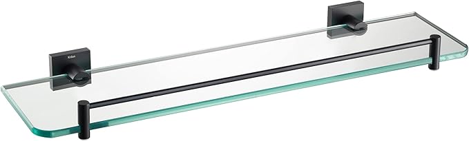 Kraus Ventus Bathroom Shelf, Matte Black Finish, KEA-17745MB
