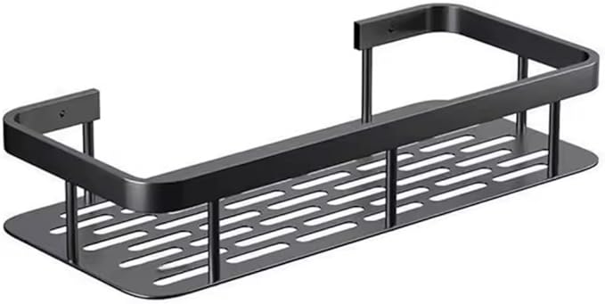Square 2PCS Bathroom Storage Rack, Bathroom Shelves, No-Drill