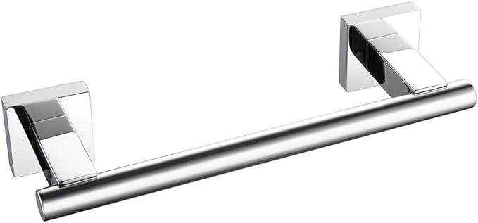 Miyili 9-Inch Hand Towel Bar SUS 304 Stainless Steel Towel Holder Rack for Bathroom or Kitchen Wall Mount Polished Finish, A02C23A