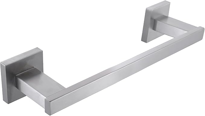 LANC Hand Towel Bar for Bathroom Wall Mounted Brushed Nickel Bathroom Towel Ring 12-Inche Stainless Steel Towel Rod for Toilet Hand Towel Holder Towel Rack Towel Hanger, A9010BN-L3