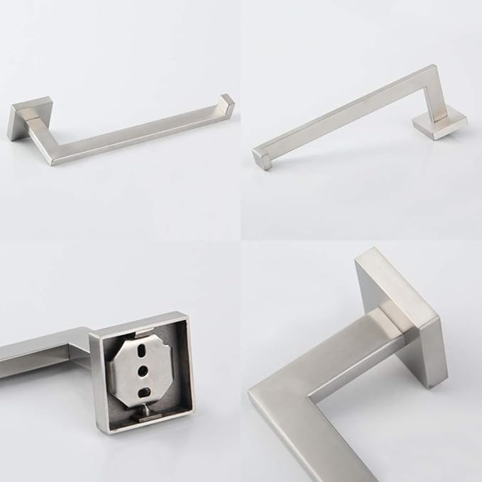 GERZWY SUS 304 Stainless Steel Hand Towel Holder Modern Bathroom Towel Ring Wall Mounted Brushed Finish IG1806-LS