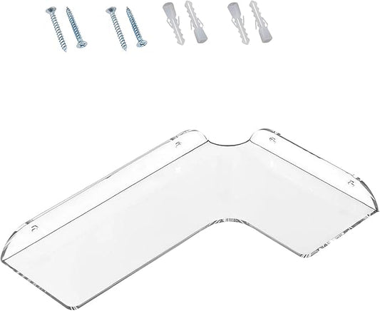 Long-Lasting Acrylic Corner Shelf for Bathroom Kitchen Living Room Storage Living Shelf