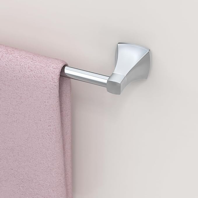 24 Inch Chrome Towel Bar Towel Rack for Bathroom Kitchen Hand Towel Holder Dish Cloths Hanger SUS304 Stainless Steel Rustproof Wall Mount