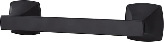 Pfister Venturi Toilet Paper Holder, Bathroom Tissue Roll Holder, Wall-Mounted, Screw-In, Matte Black Finish, BPHVNC0B