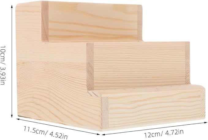 Healeved Nail Polish Storage Organizer Box - Large Wooden Beauty Tool Storage Box with Compartments for Manicure Drill Bits and Accessories - Compact 4.53X4.72X3.94 Inch Case for Home and Salon