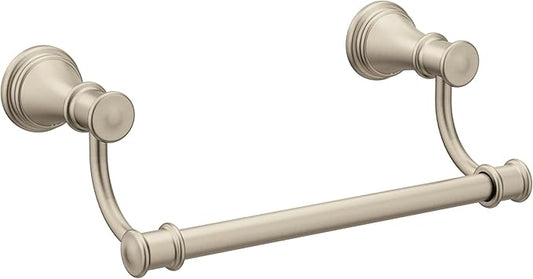 Moen Belfield Brushed Nickel 9-Inch Bathroom Hand -Towel Bar, YB6486BN