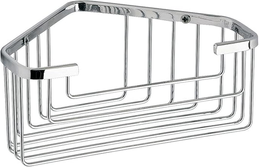 Nameeks 2483-13 7.87-Inch Wire Corner Bathroom Shelf