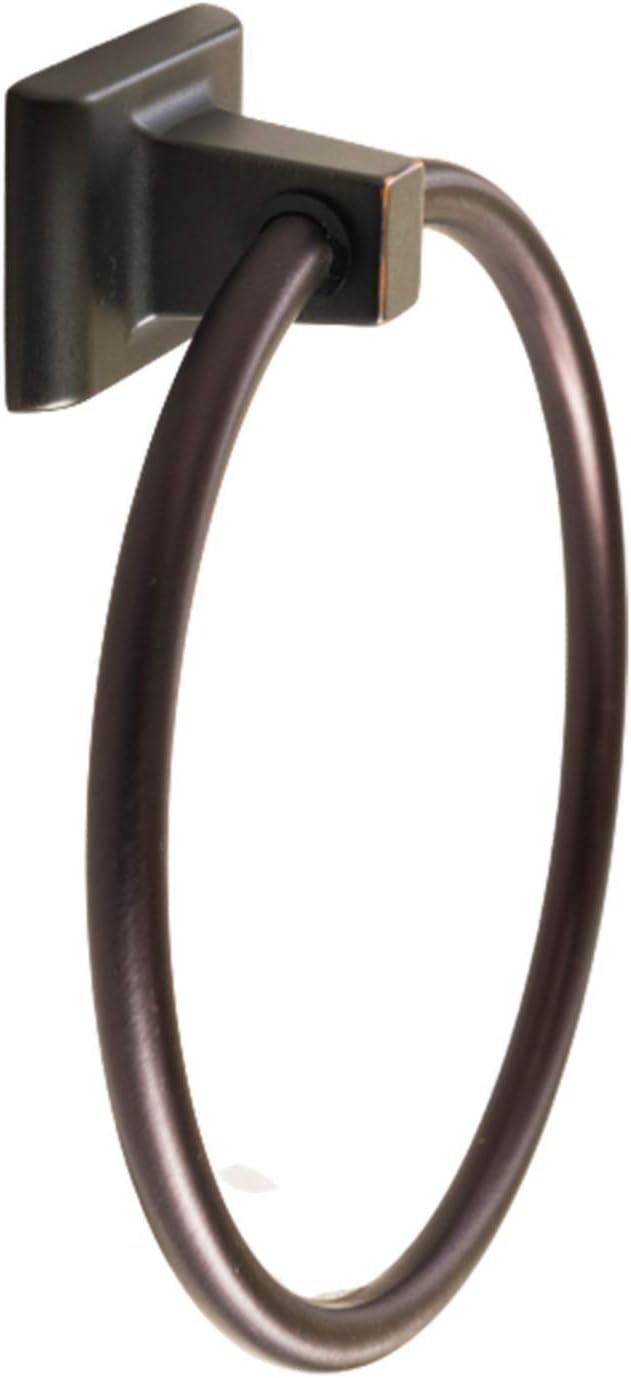 SENTO CELLAR Classic Bathroom Accessories Set, Heavy Duty Metal Bath Hardware Set Wall Mounted, Includes Robe Hook, Standard Toilet Paper Holder, Towel Ring, 24” Towel Bar (4-Piece, Oil-Rubbed Bronze)