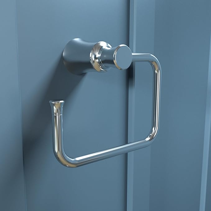 hansgrohe Towel Ring 8-inch Transitional Towel Holder in Chrome, 04786000