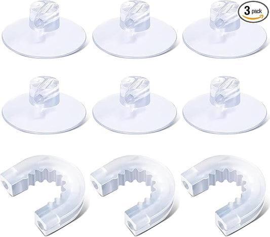 YeeBeny Bathroom Shower Caddy Connector Sucker with 6pcs Professional Strength Large Suction Cups, Easy to Attach, Replacement Suction Cups Compatible with Zenna Home, Simple Houseware, Multipurpose