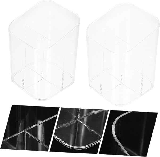 Abaodam Cosmetic Brush Holder Makeup Brush Stand Skincare Holder Desktop Organizer