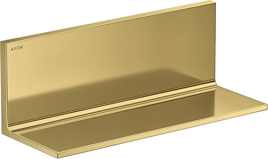 AXOR Universal Rectangular Shelf, 12" in Polished Gold Optic, 42644990