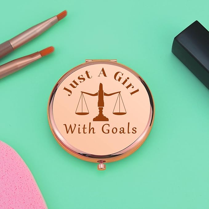 Lawyer Gifts for Women Compact Makeup Mirror Thank You Gift for Lawyers Law School Gifts Lawyer Student Gift Appreciation Folding Makeup Mirror Birthday Graduation Retirement