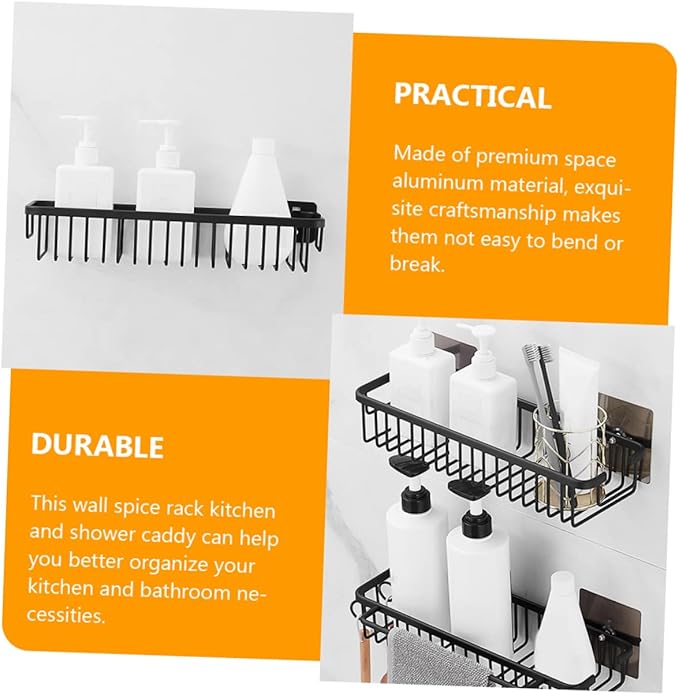 GLEAVI Punch Toilet Storage Rack Bathroom Shelf Wall Mounted Organizer for Toothbrushes Cups and Toiletries Easy Installation