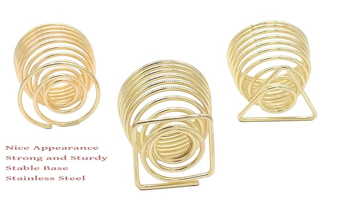 XIAOYU Makeup Sponge Holder, Egg Powder Puff Display Drying Racks Stand Cosmetic Tool Storage, Pack of 3, Gold