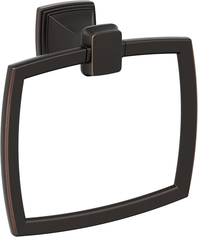Amerock BH36032 Revitalize 6-13/16" Wall Mounted Towel Ring - Oil Rubbed Bronze