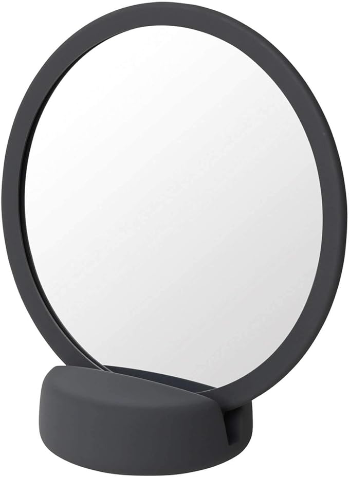 blomus 69160 Cosmetic Mirror Sono Magnet Grey 17 x 9 x 18.5 cm