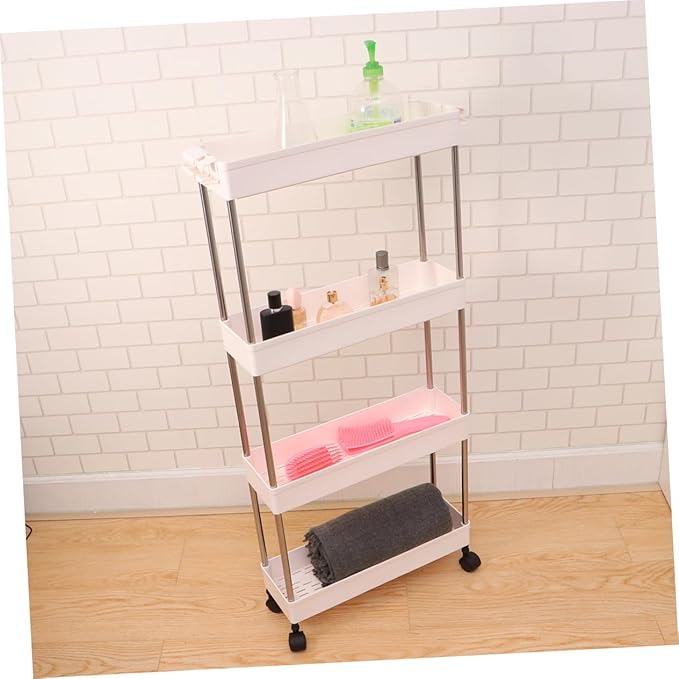 Cabilock Plastic Crack Storage Device Layers Shower Shelf Corner Over Sink Shelf