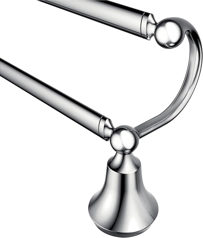 Moen YB5222CH Wynford 24-Inch Double Towel Bar, Chrome