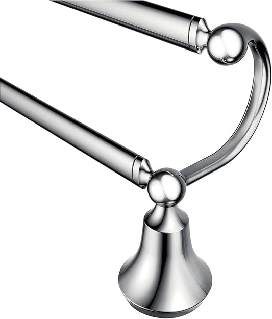 Moen YB5222CH Wynford 24-Inch Double Towel Bar, Chrome