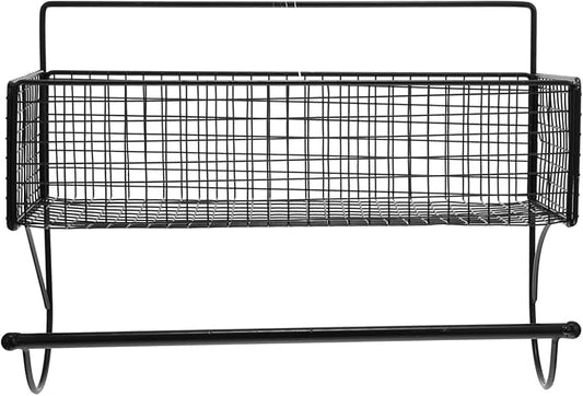Holibanna Toilet Storage Rack Kitchen Storage Shelf Bathroom Shelving Wall-Mounted Rack Floating Shelves