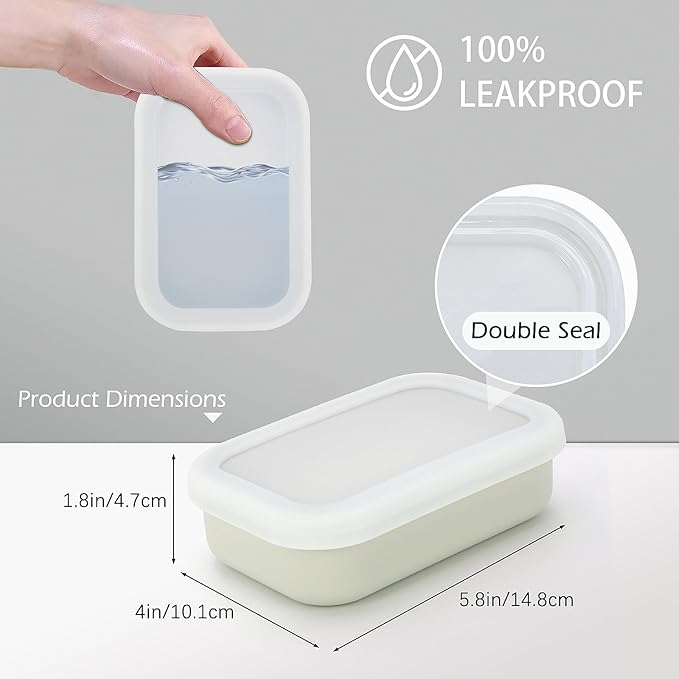 AIDIMMING Travel Soap Dish with Lid, Shampoo Bar Holder, Enhanced Leakproof Soap Box,Draining Soap Bar Holder for Traveling, Camping, Outdoor, Gym, Bathroom (Clear&Offwhite)