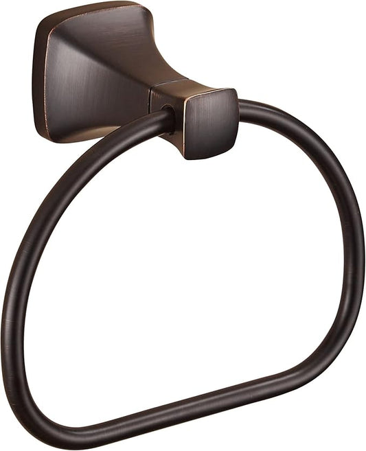 KOCUUY Bronze Towel Holder, Oil Rubbed Bathroom Towel Ring, Bath Hand Towel Hangers Wall Mounted Farmhouse Rustic ORB