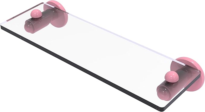 Allied Brass Soho Collection Glass Vanity Shelf with Beveled Edges