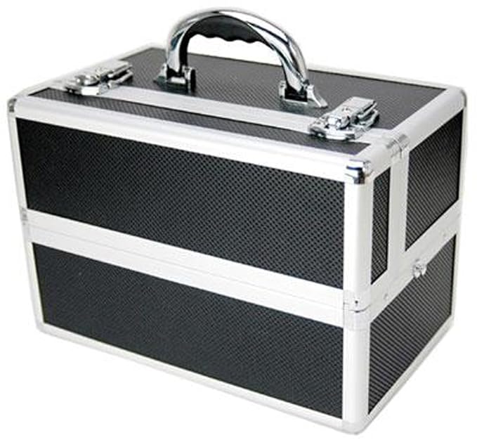 Extendable Trays with Shoulder Strap, Black Hole Finish, 14-1/4 X 8-1/2 X 9-1/4, 8 Pound
