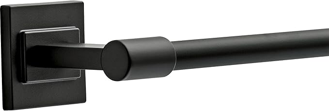 Delta Faucet McLaren 3-Piece Bathroom Set, Matte Black, 18"/24" Towel Rack, Toilet Paper Holder, Ring MCL63-MB