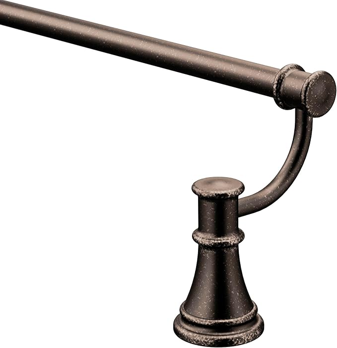 Moen YB6424ORB Belfield 24-Inch Bathroom Towel Bar, Oil Rubbed Bronze, 18