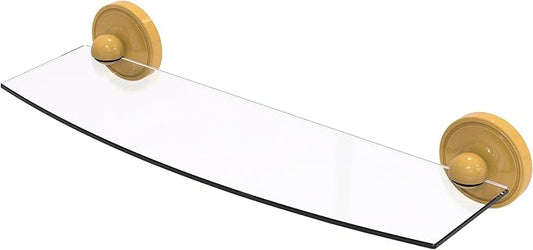 Allied Brass PR-33/18-SGL Prestige Regal Collection 18 Inch Glass Shelf, Spanish Gold