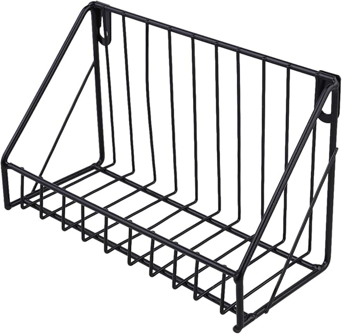 VOSAREA 2pcs Door Storage -mounted Hanging Basket Organizer Space-saving Shelf for Bathroom Kitchen