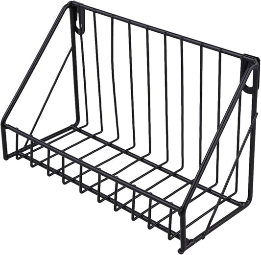 VOSAREA 2pcs Door Storage -mounted Hanging Basket Organizer Space-saving Shelf for Bathroom Kitchen