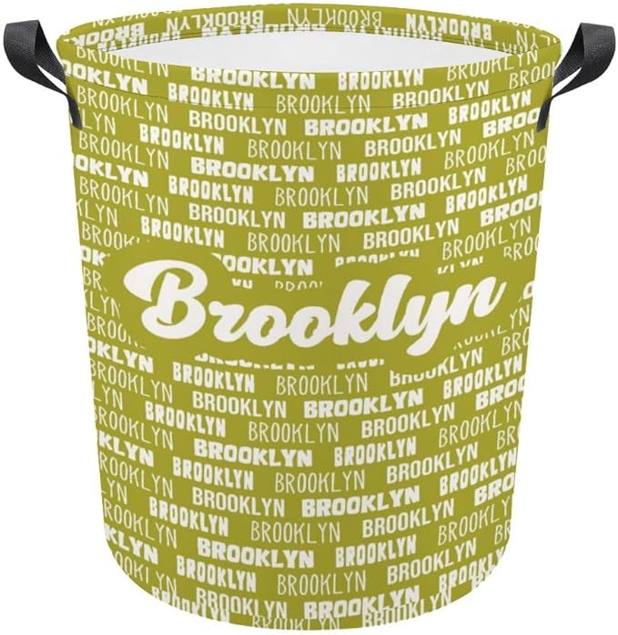 ZOE DAVISON Personalized Laundry Baskets,Custom Name Laundry Hamper for Kids Baby Adults,Collapsible Clothes Storage Organizer,One Size