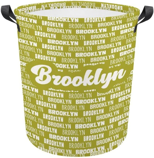 ZOE DAVISON Personalized Laundry Baskets,Custom Name Laundry Hamper for Kids Baby Adults,Collapsible Clothes Storage Organizer,One Size