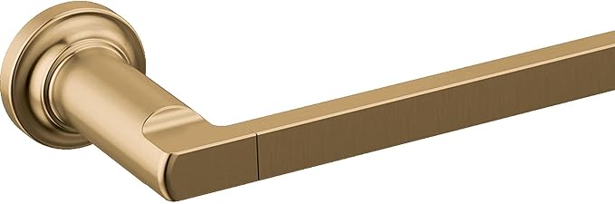Delta Tetra (1-Pack) 18'' Towel Rack for Bathroom Champagne Bronze Towel Bar for Bathroom Wall Towel Holder Rod Wall Mounted 78918-CZ