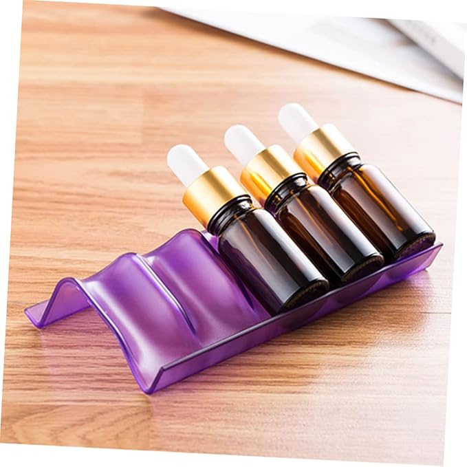Three Layer Plastic Storage Organizer Rack Corner Shelf for Bathroom Essentials Easy to Install Material Versatile Display for Essential Oils and More