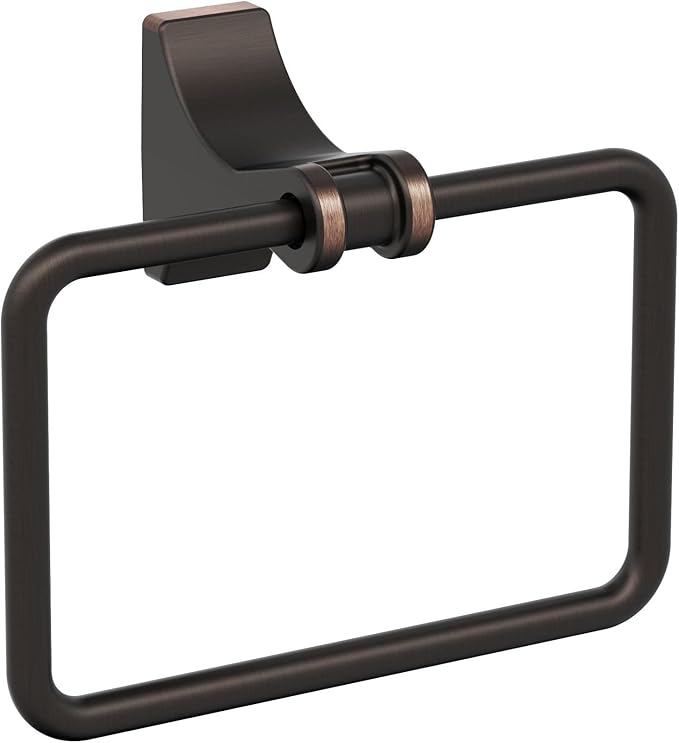 Amerock BH36052 Davenport 5-1/4" Wall Mounted Towel Ring - Oil Rubbed Bronze