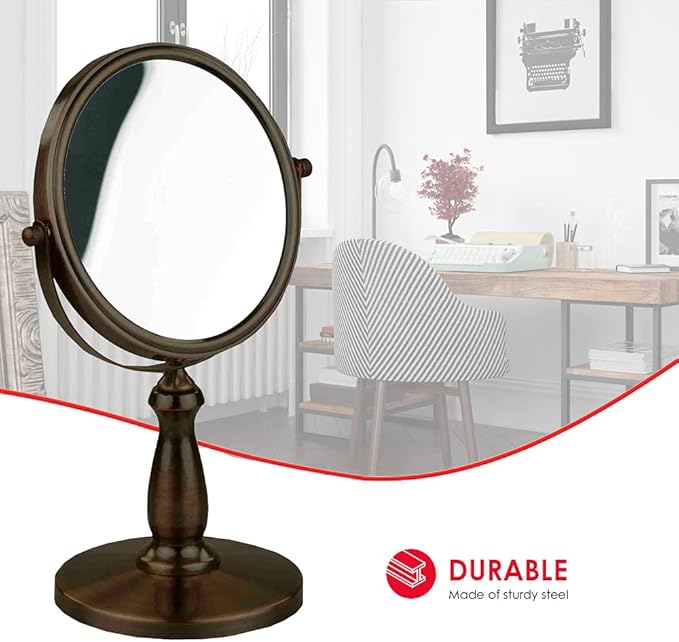 Home Basics CM44379 6 Inch Cosmetic Mirror Two-Sided