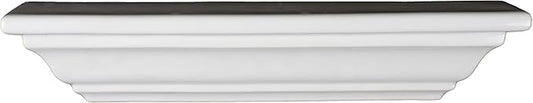 Ceramic 16" Crown Molding Shampoo Shelf Tile Niche