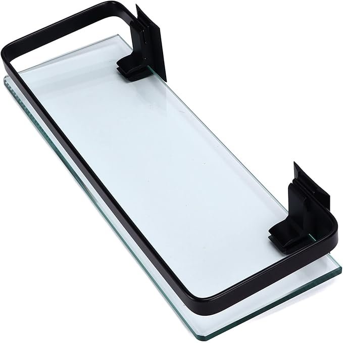 Kikumi Thickened Durable Bathroom Shelf Large Storage Space Strong Load Capacity Single Layer Shelf