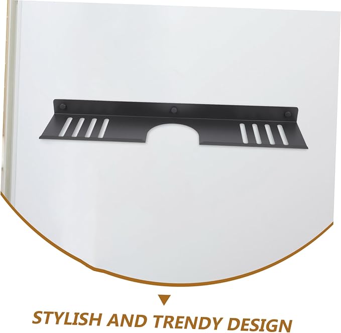 Healifty Over Sink Shelf Bathroom Organizer Shaped Wall-Mounted Storage for Easy Access to Toiletries and Makeup No Drill Installation Design