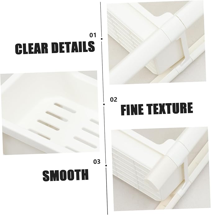 Vaguelly Multi-Layer Plastic Storage Rack Thick Corner Shelf for Bathroom and Kitchen Sturdy Home Organizer for Tight Spaces