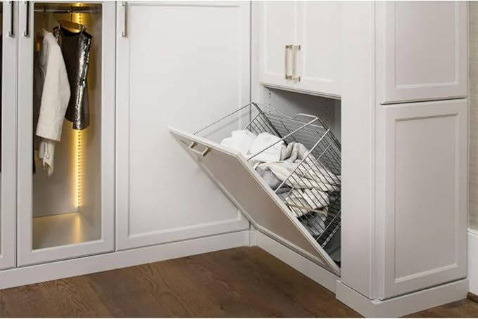 REV-A-SHELF Steel Tilt Out Hamper for Custom Closet Systems