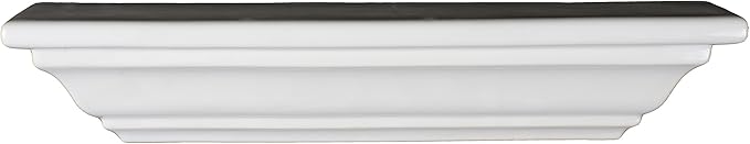 Ceramic 16" Crown Molding Shampoo Shelf Tile Niche