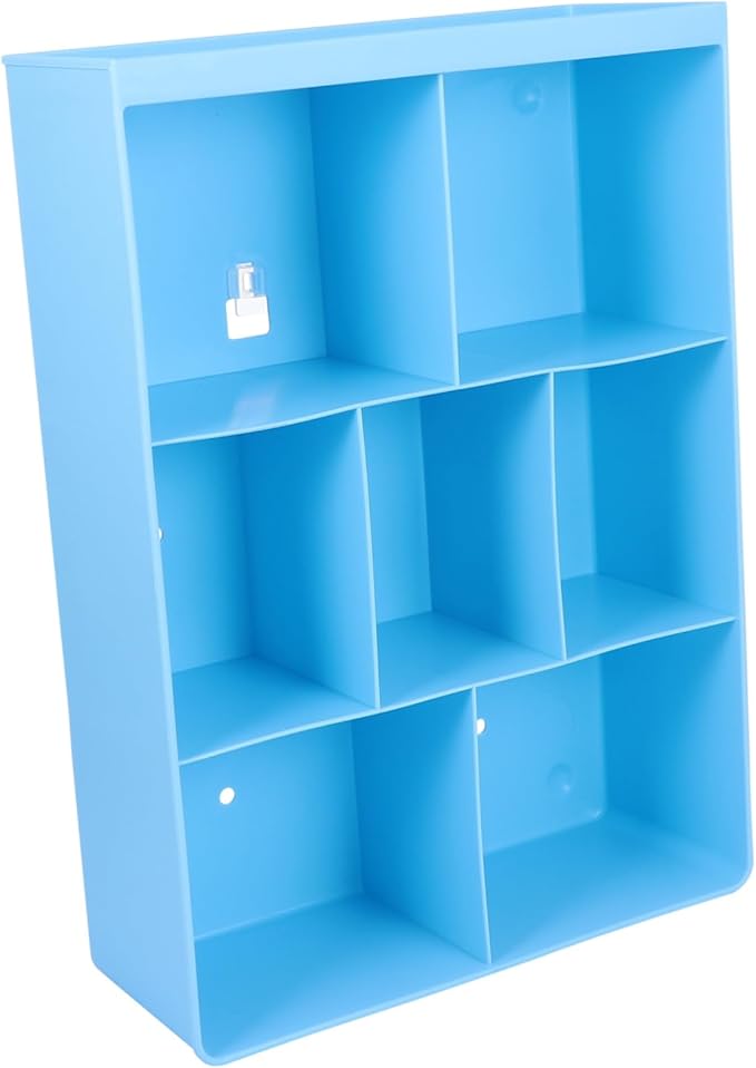 SOLUSTRE 1pc Wall Mounted Storage Rack Nail Shelf for Bathroom Kitchen Living Material Easy Installation Space Saving Organizer