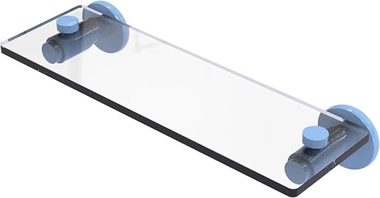 Allied Brass Tribecca Collection Glass Vanity Shelf with Beveled Edges