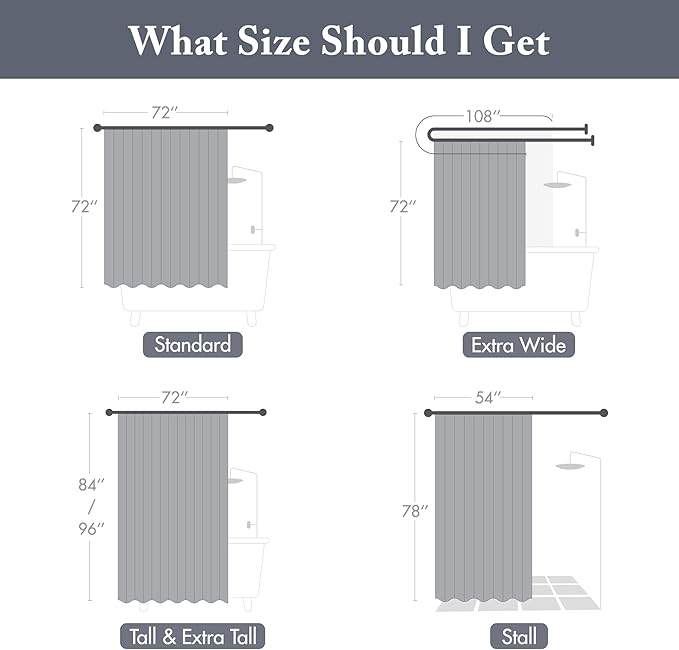 Madison Park Amherst Bathroom Shower Curtain Faux Silk Pieced Striped Modern Microfiber Bath Curtains, 72x84 Inches, Navy